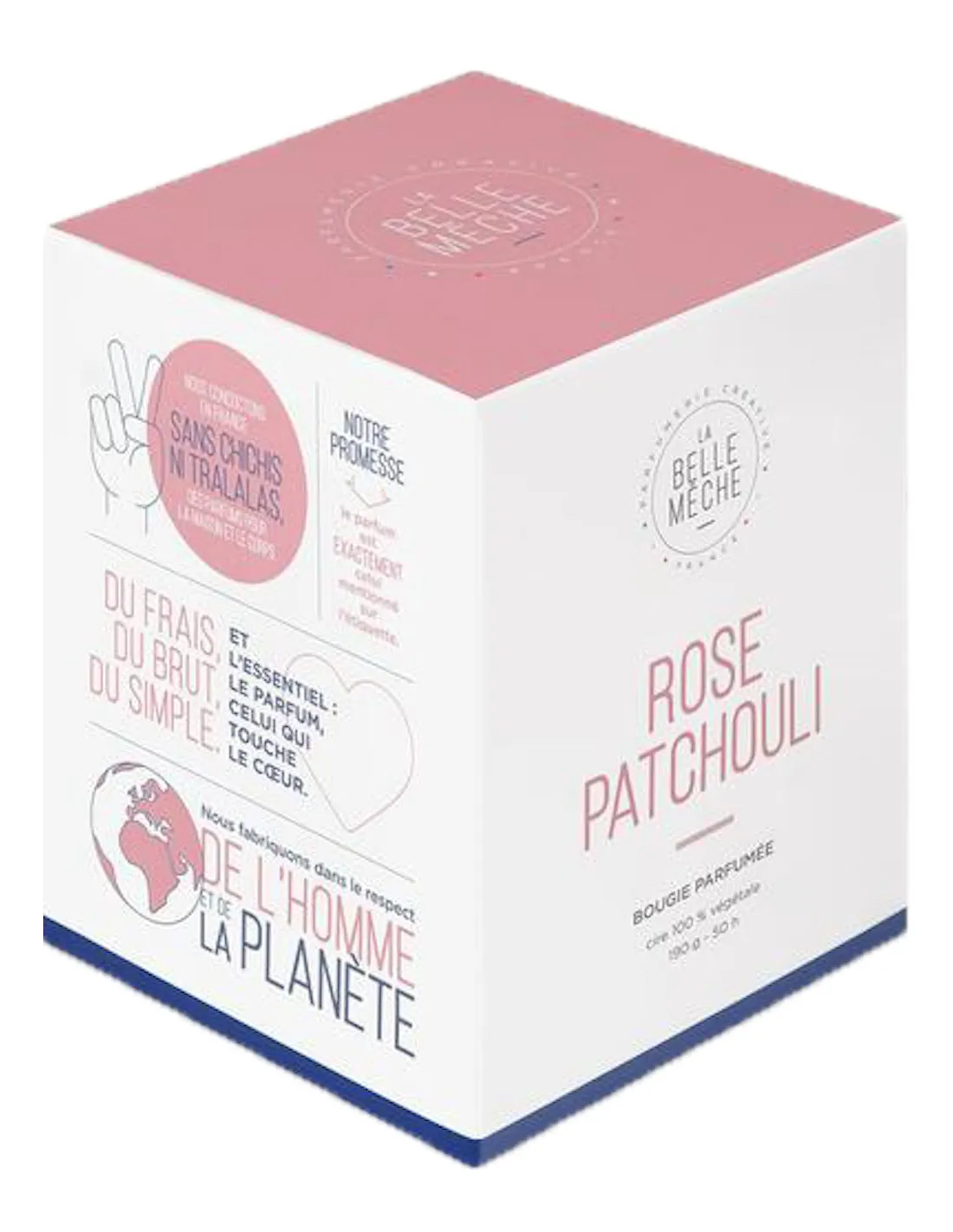 Rose Patchouli - Bougie La Belle Mèche – Image 3