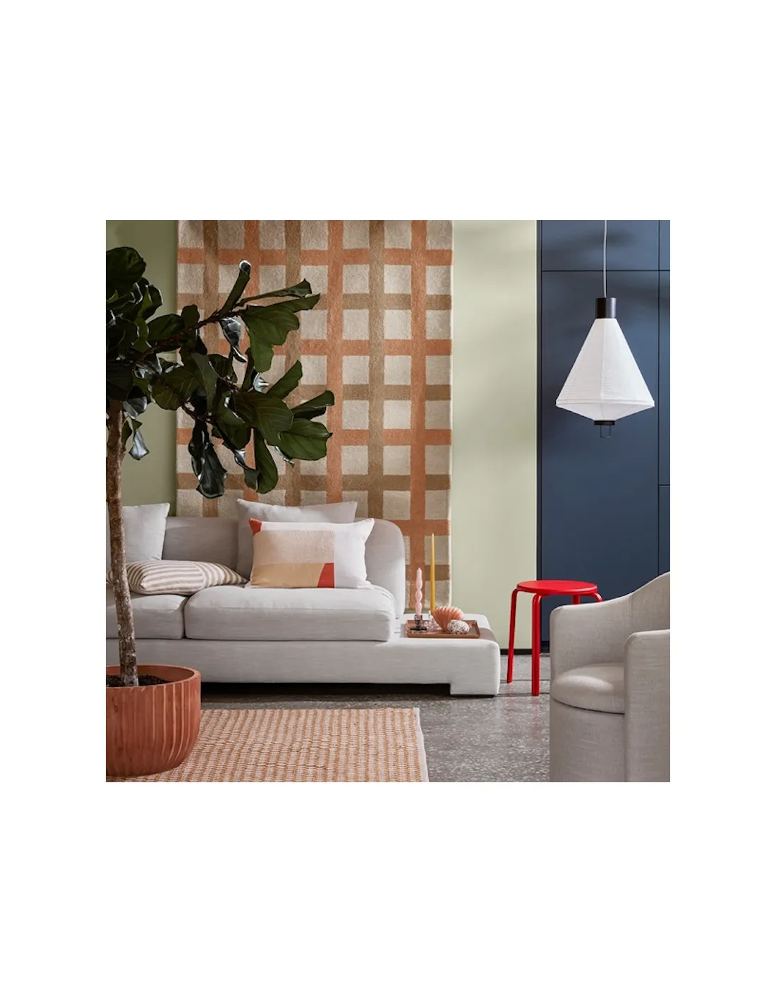 Broste Copenhagen Set De 2 Cierges TorsadĂ©s - Terracotta â Image 3