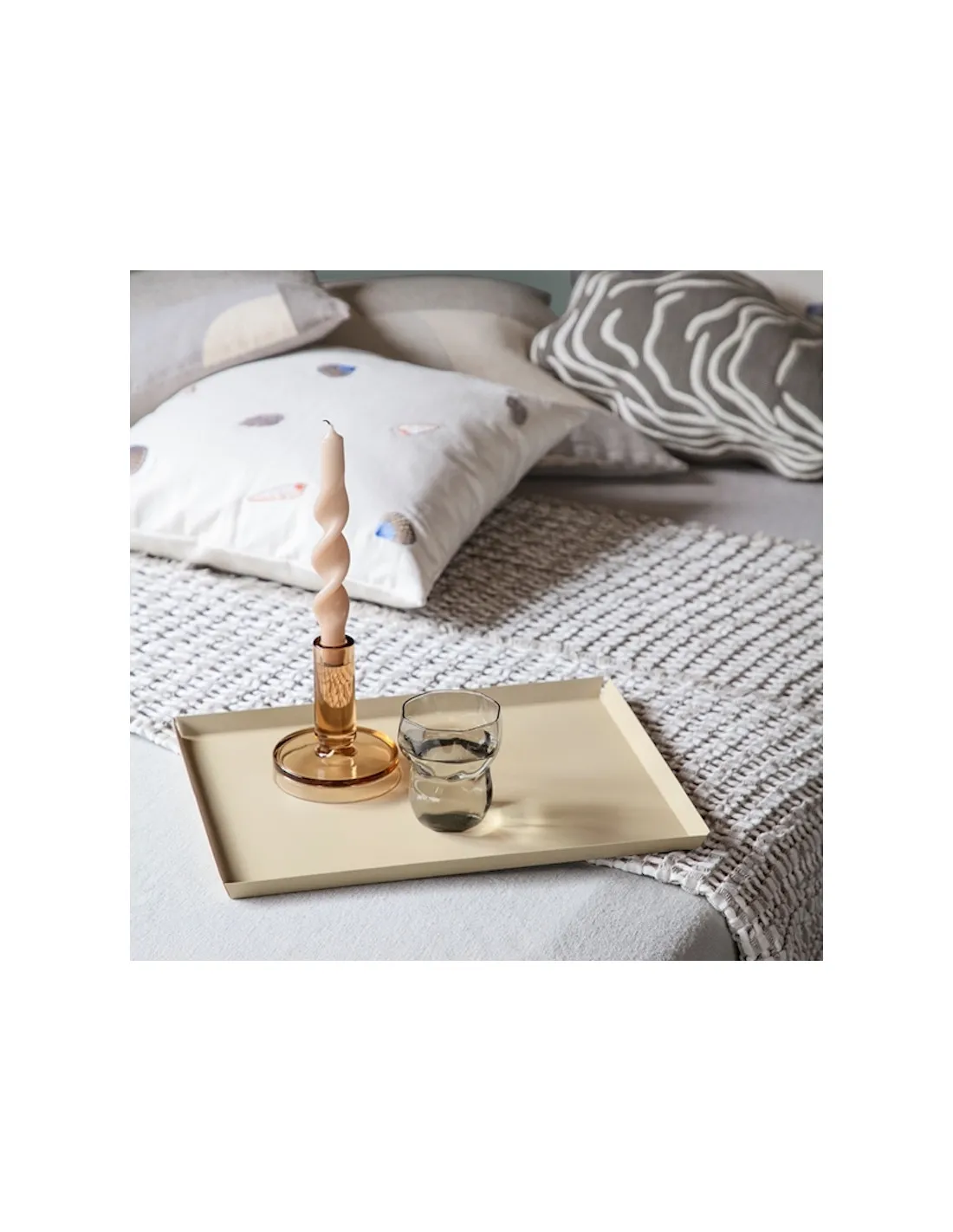 Broste Copenhagen Set De 2 Cierges TorsadĂ©s - Terracotta â Image 4