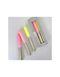Set De 3 Cierges Dip Dye Bling Bling - Hera
