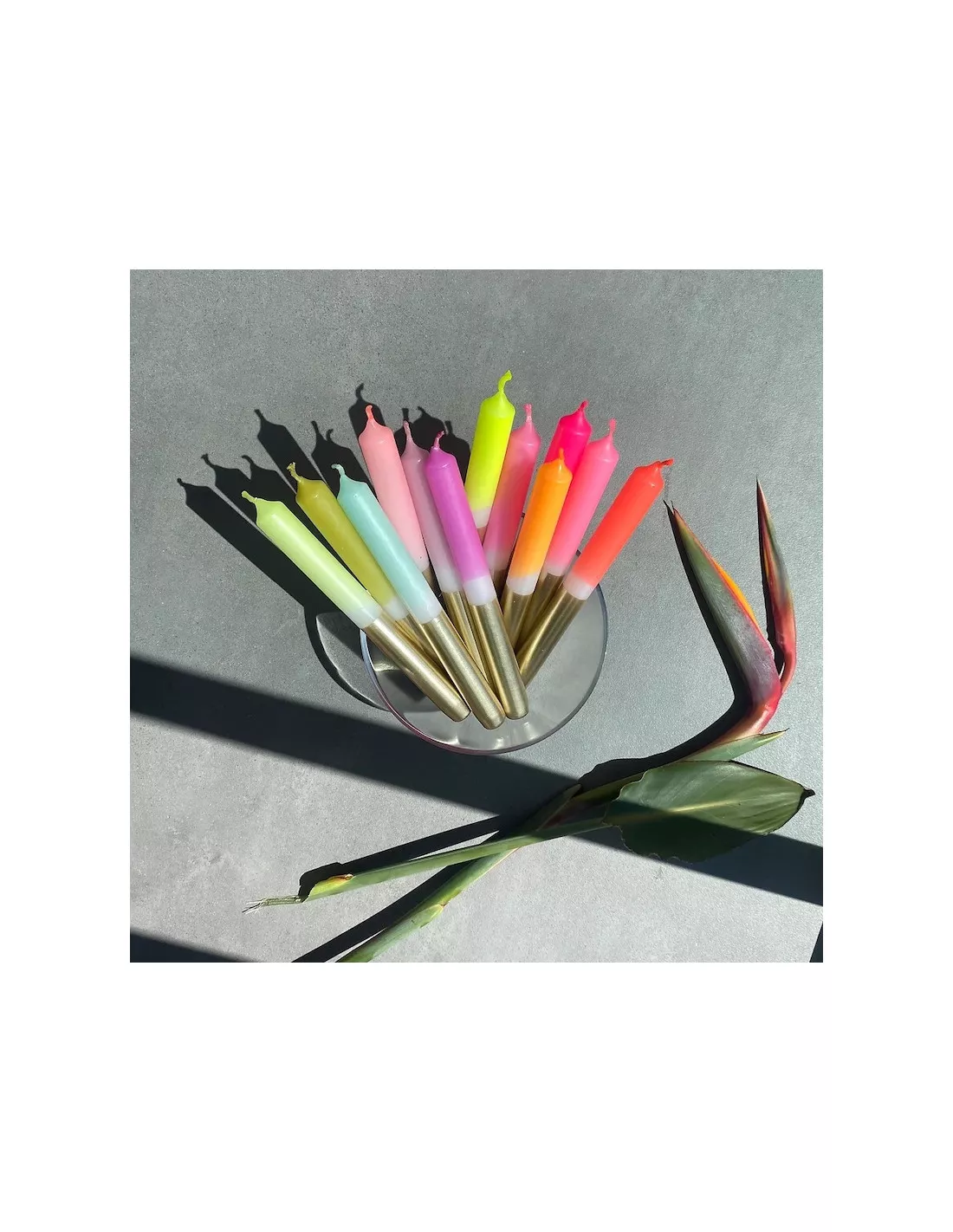 Set De 3 Cierges Dip Dye Bling Bling - Hera â Image 4