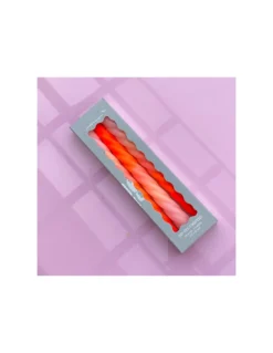 Set De 3 Cierges Dip Dye Twisted - Shades Of Peach