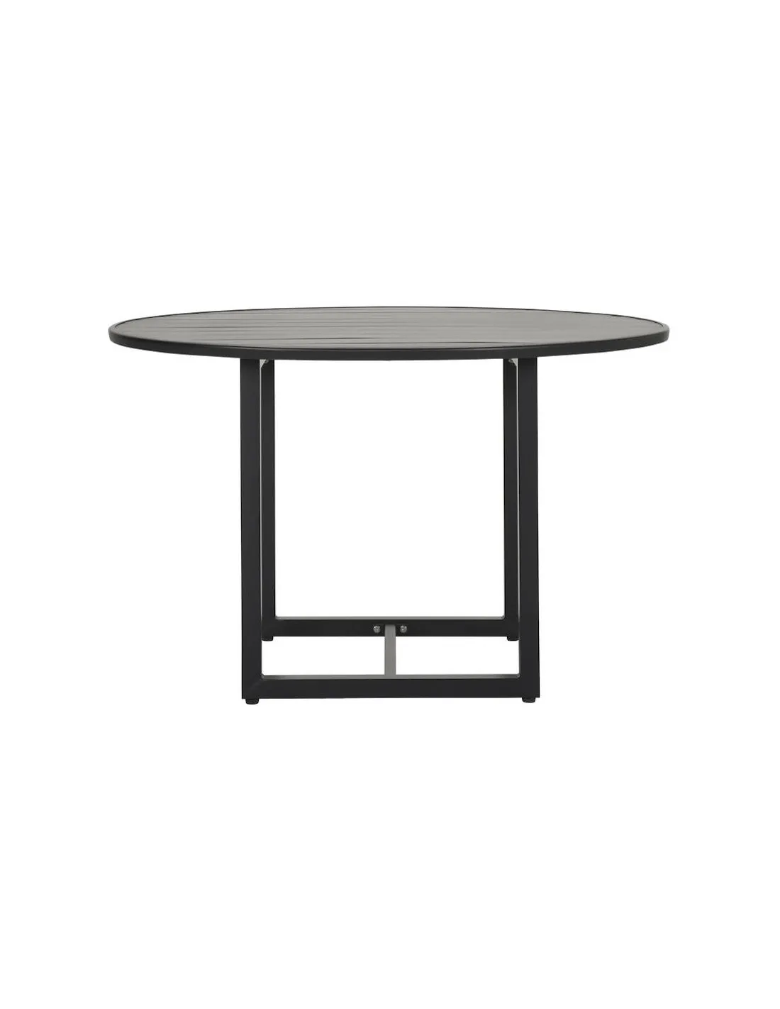 House Doctor Table D'extérieur Métal Noir 120 Cm – Image 3