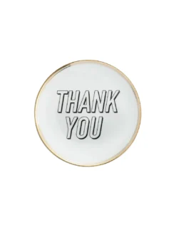 Thank You - Assiette Déco Bitossi 17 Cm