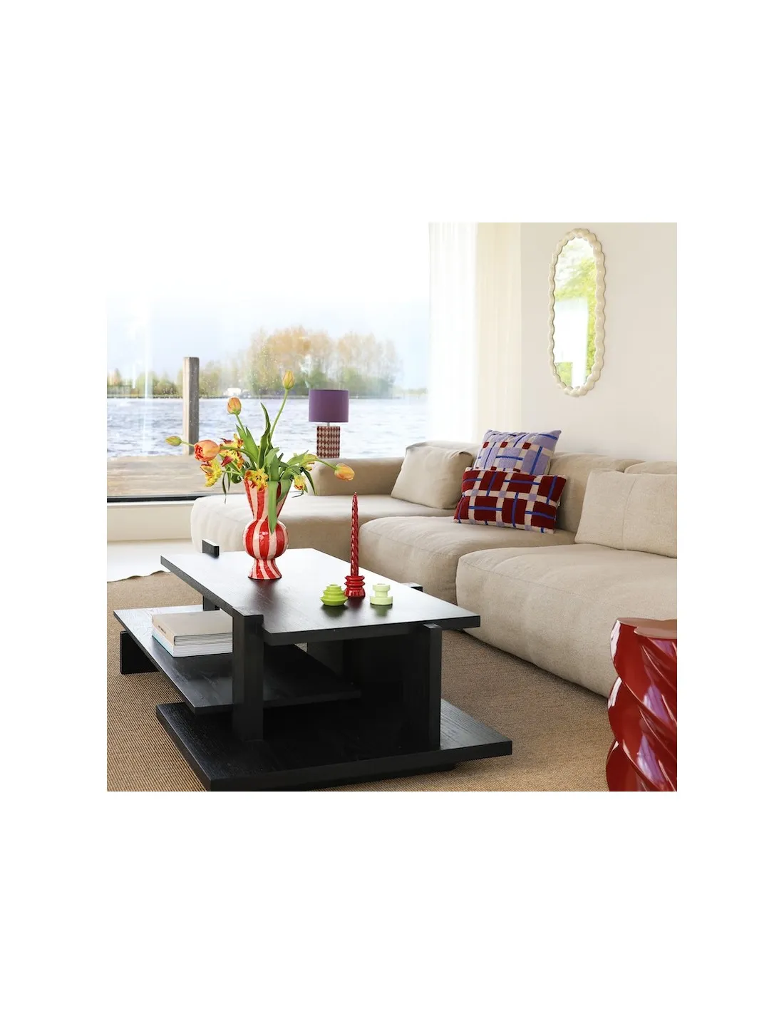 & Klevering Vase Klevering Rhombic - Damier Noir – Image 5