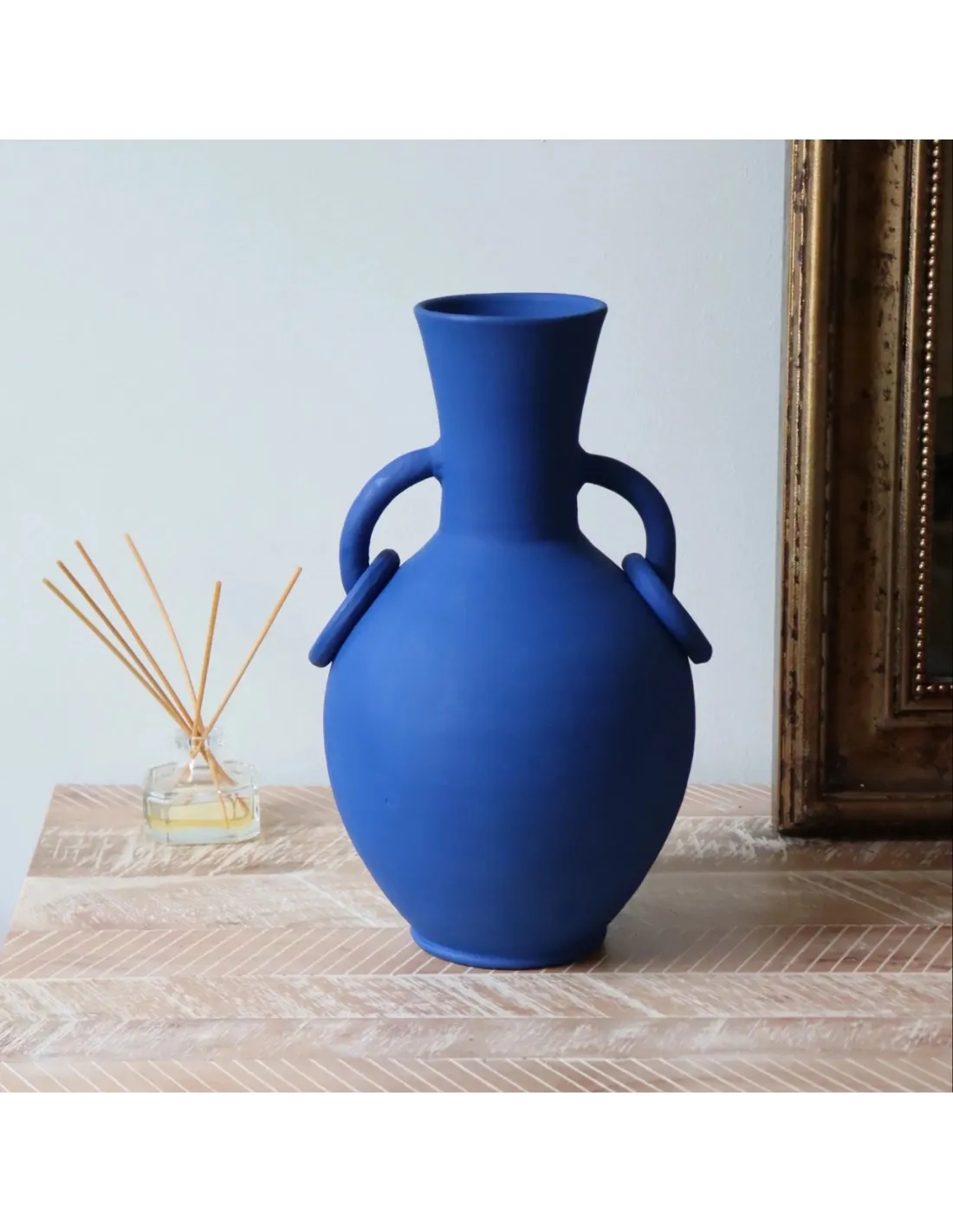 Vase Terre Cuite Cirta - Bleu – Image 2