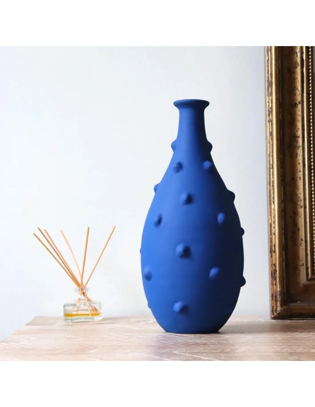 Vase Terre Cuite Timgad - Bleu – Image 2