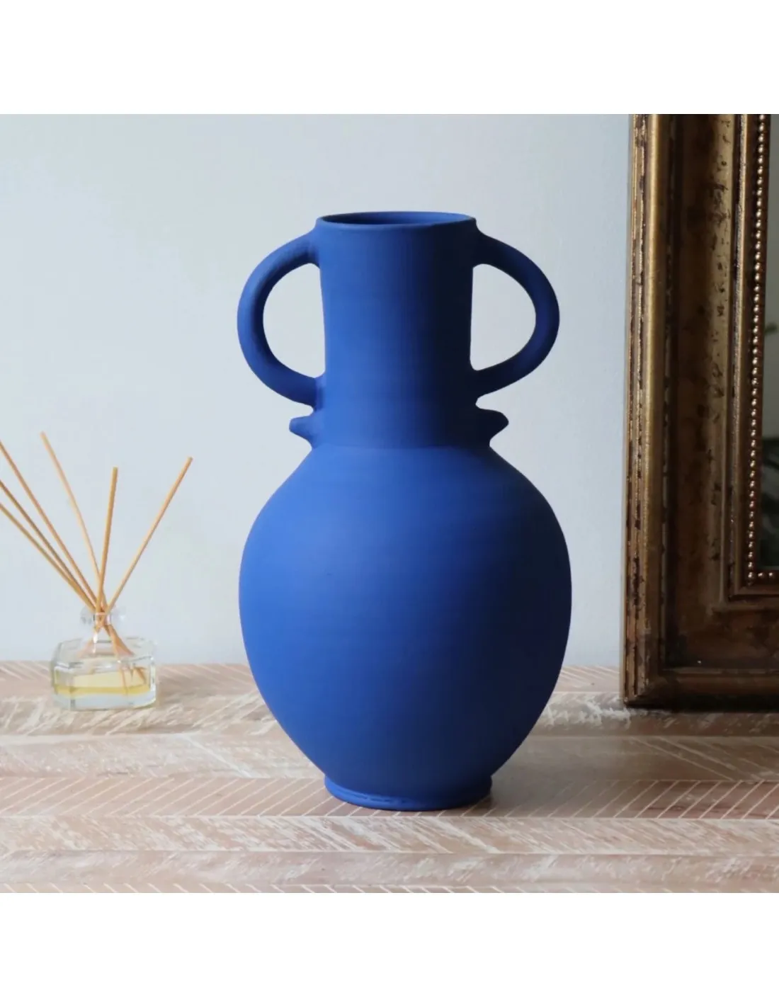 Vase Terre Cuite Zilil - Bleu – Image 2
